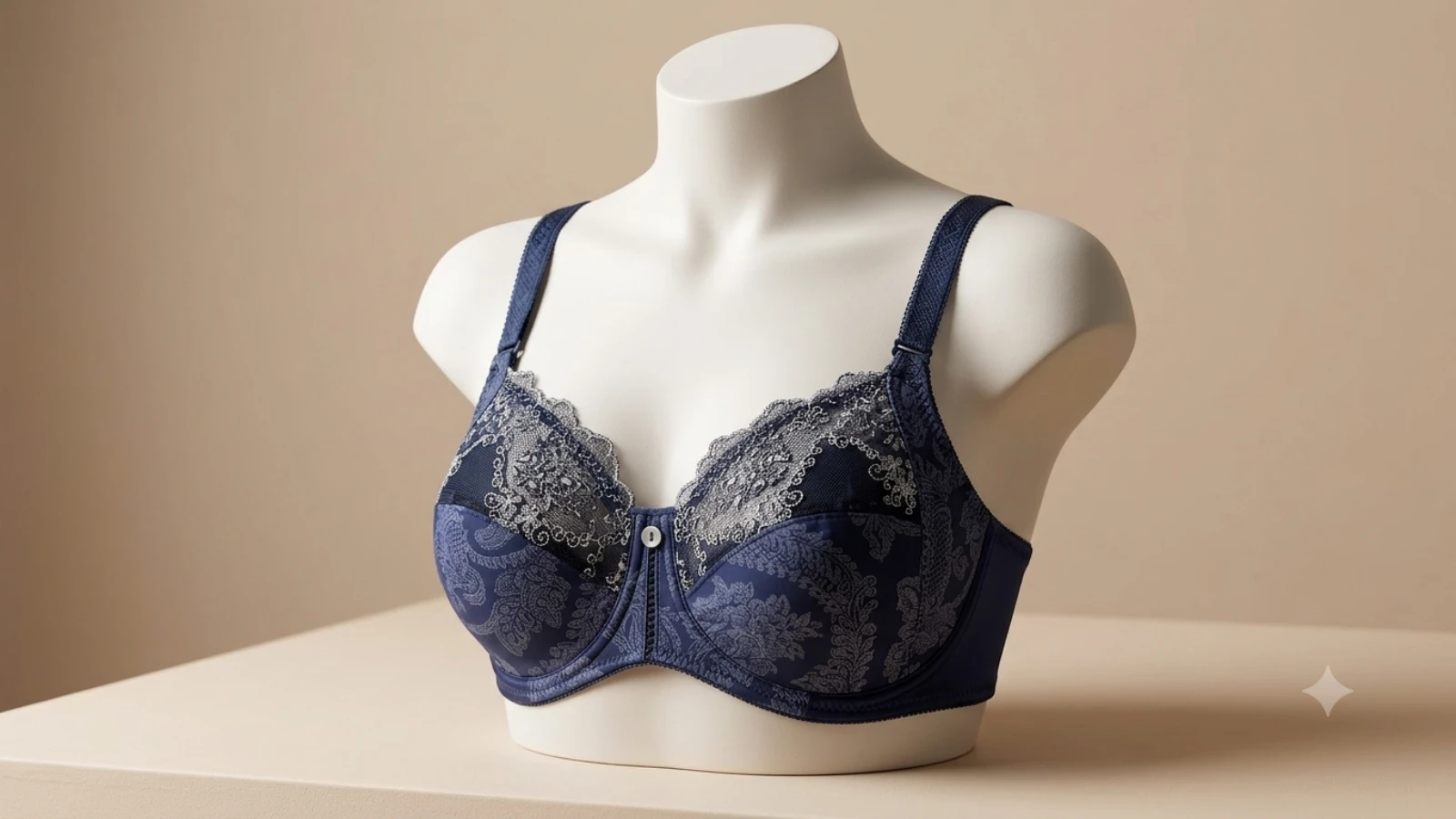 Soutien gorge femme bleu nuit Empreinte 